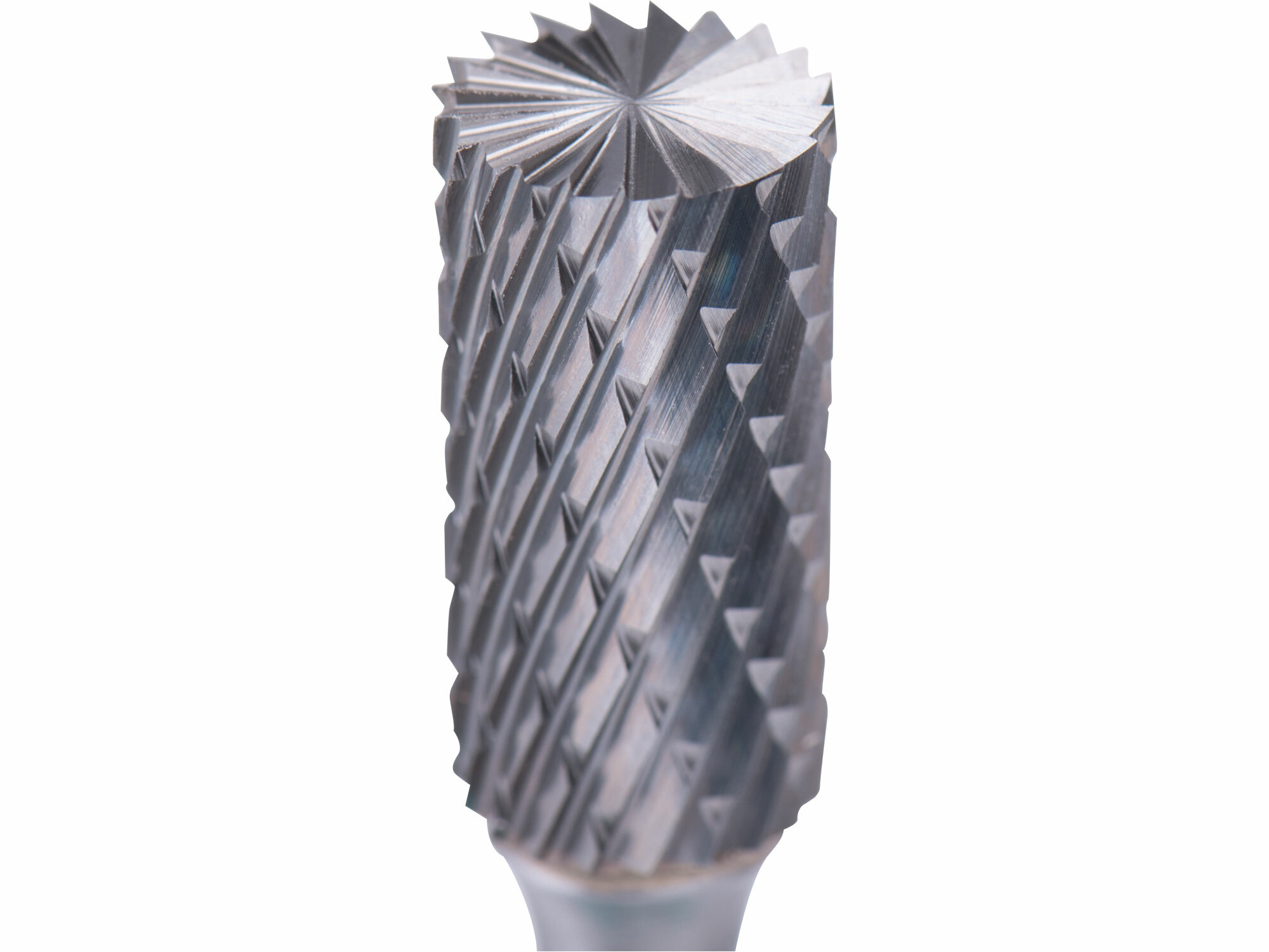 Fréza karbidová valcová, Ø12mm, rezná dĺžka 25mm, stopka Ø6mm, EXTOL INDUSTRIAL